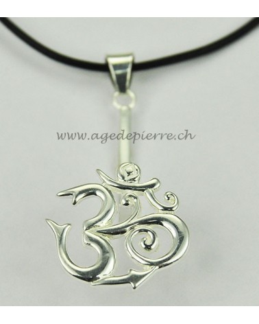 L'Âge de pierre Vevey pendentif ohm en argent