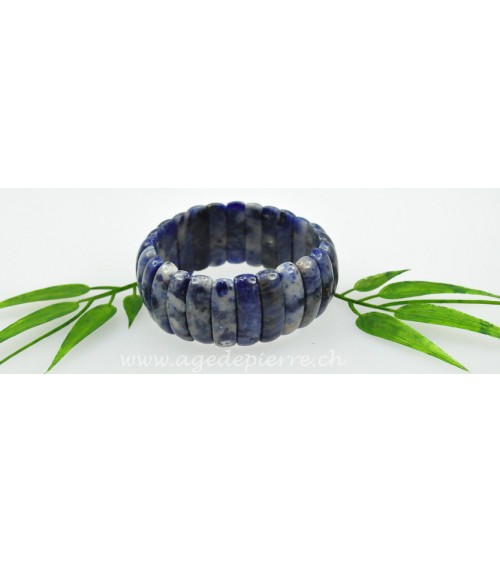 Sodalite bracelet l'âge de pierre vevey
