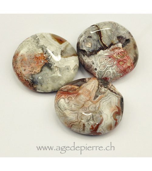 Agate crazy lace galet