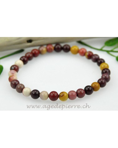 Mookaïte bracelet avec perles de 6mm