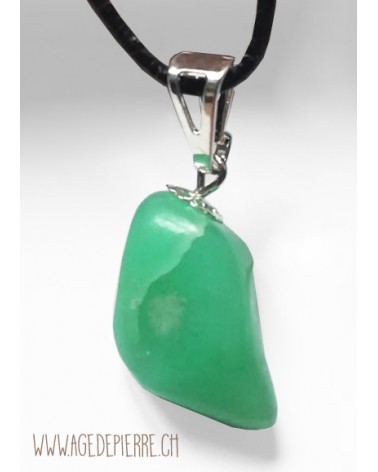 chrysoprase pendentif