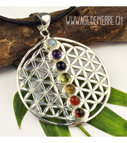 Pendentif 7 chakras