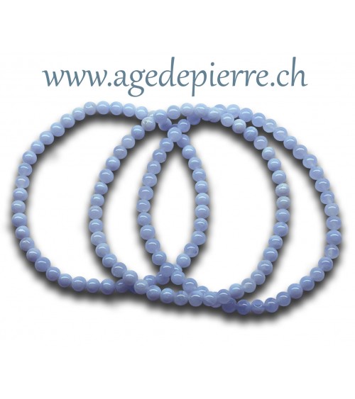bracelet en agate blue lace