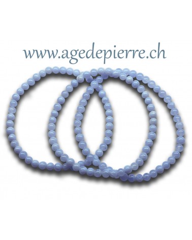 bracelet en agate blue lace