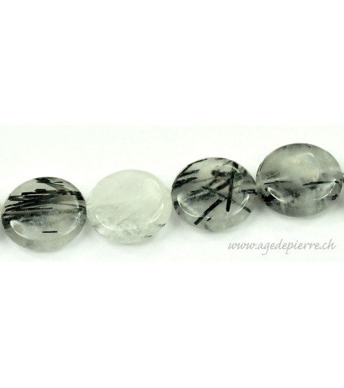 Quartz tourmaline rang de perles l'Âge de pierre Vevey