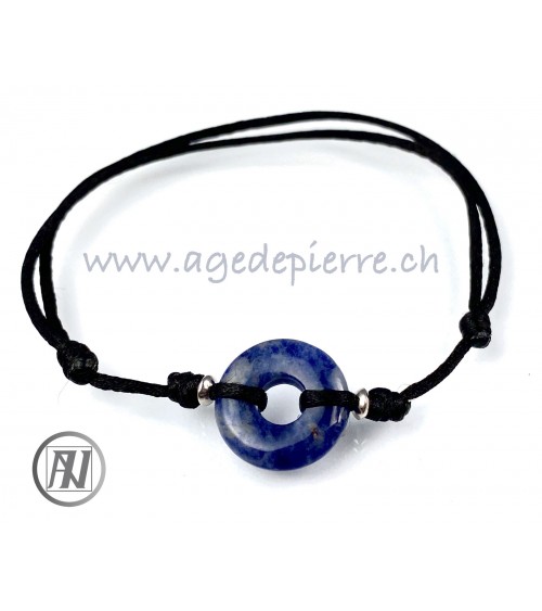 Bracelet en sodalite donut (pis)