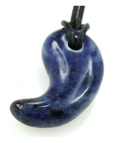 Sodalite pendentif pierre percée l'âge de pierre Vevey