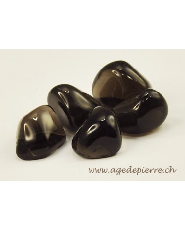 Obsidienne larme d'apache galet