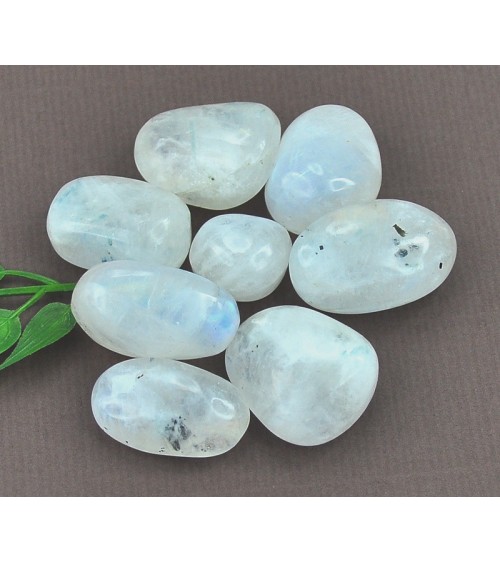 Labradorite blanche galet