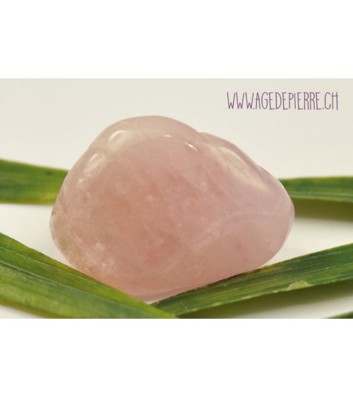 Morganite pendentif pierre percée
