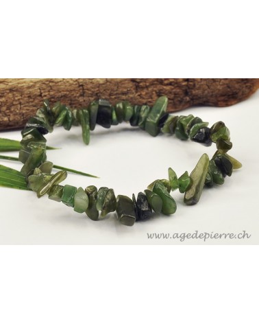 Jade néphrite bracelet chips