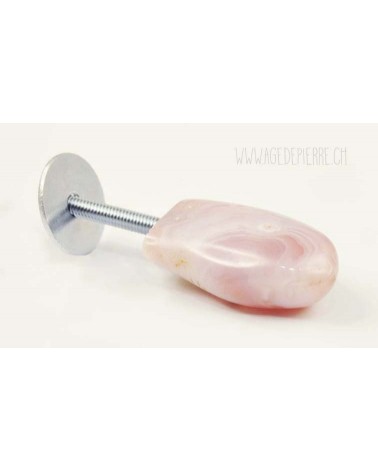 Agate abricot poignée l'Âge de pierre Vevey