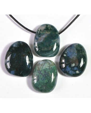 agate mousse pendentif