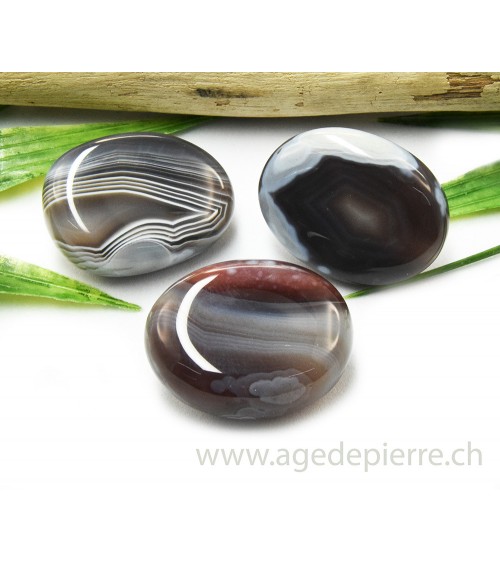 Agate du Botswana galet