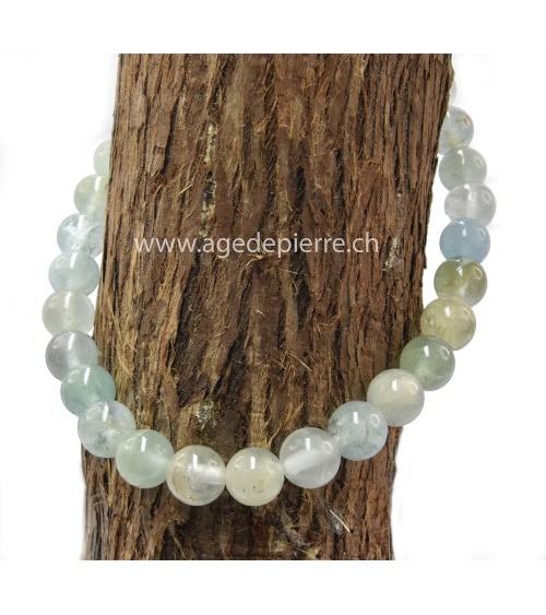 bracelet en aigue marine