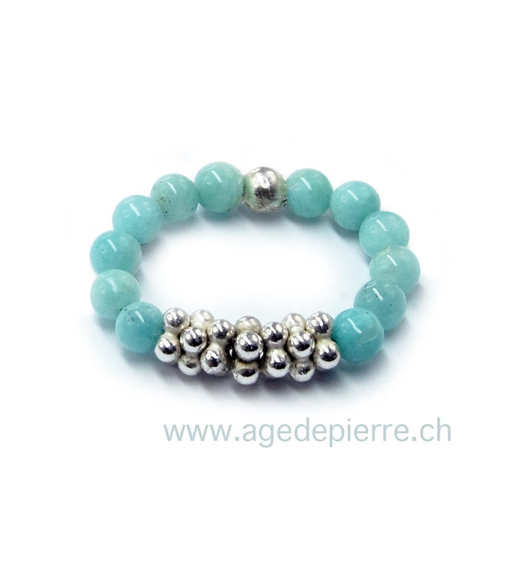 bague amazonite