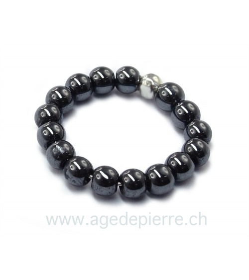 Bague avec hématite