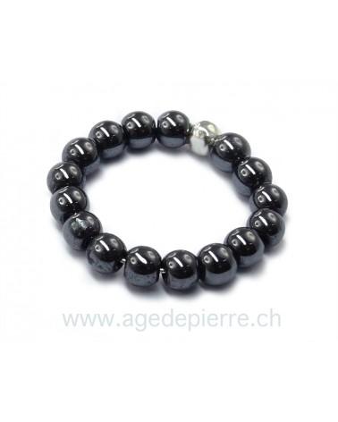 Bague avec hématite