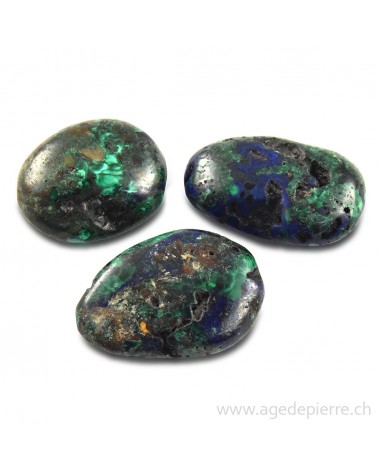 Azurite en Galet