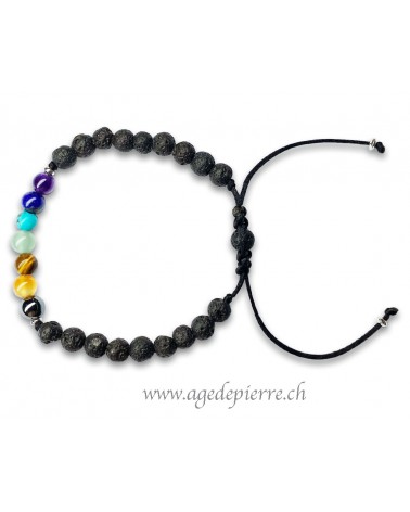 Bracelet Shamballa 7 chakras