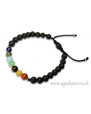 Bracelet Shamballa 7 chakras