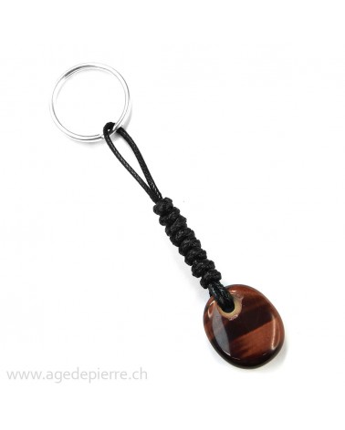Porte-clés avec oeil de taureau