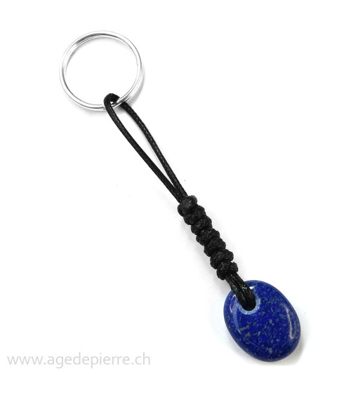 Porte-clés avec lapis lazuli