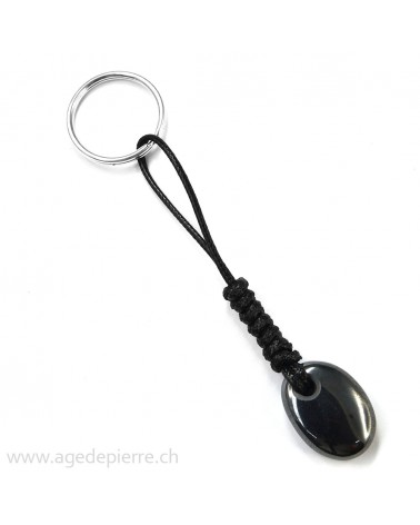 Porte-clé en hématite