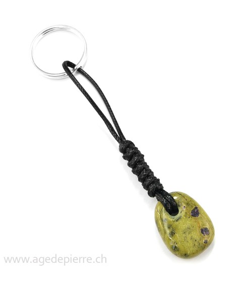Porte-clés avec serpentine l'Âge de pierre Vevey