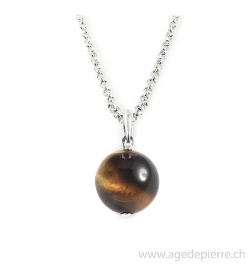 Oeil de tigre pendentif