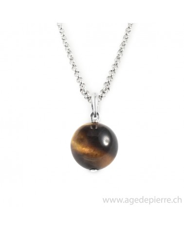 Oeil de tigre pendentif
