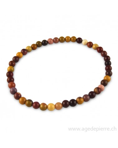 Mookaïte bracelet avec perles de 4mm
