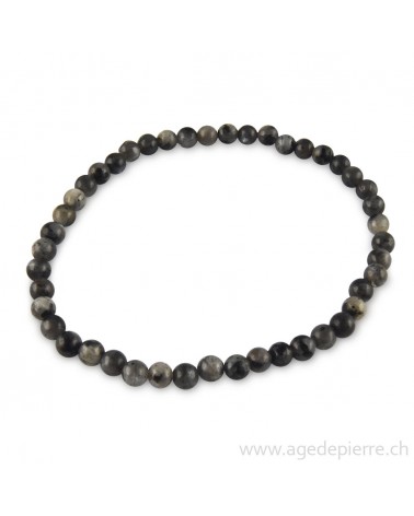 Larvikite bracelet avec perles de 4mm