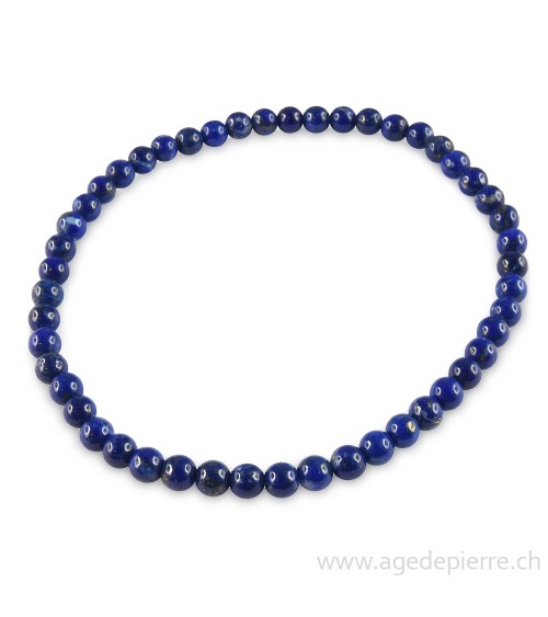 Lapis lazuli bracelet avec perles de 4mm de diamètre