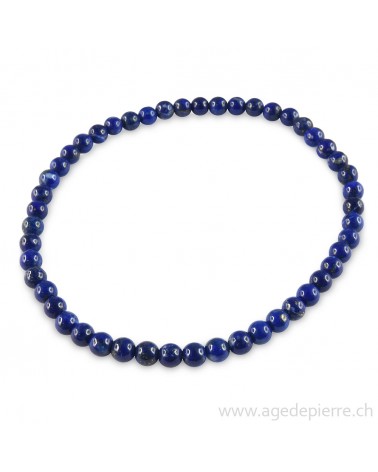 Lapis lazuli bracelet avec perles de 4mm de diamètre