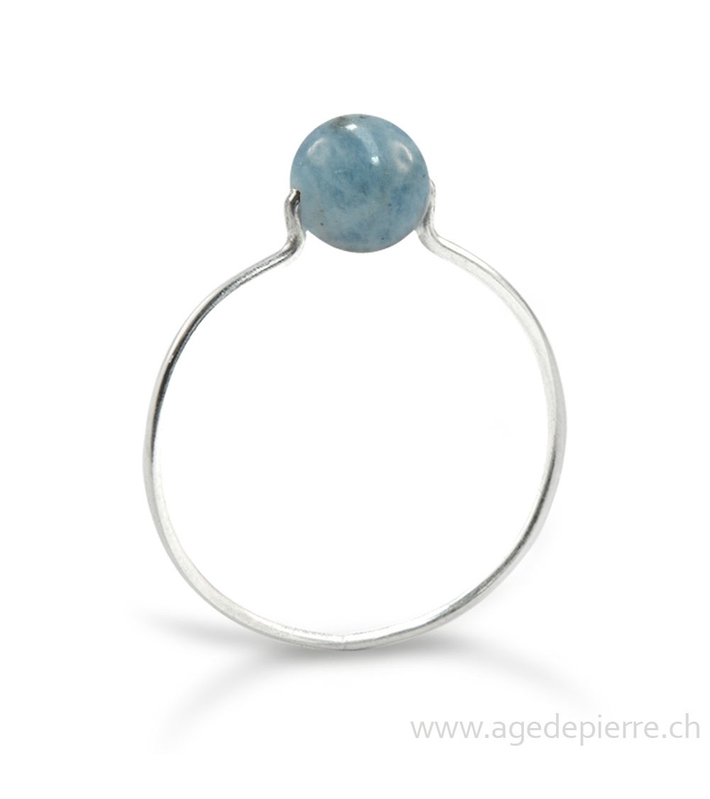 Aigue marine bague