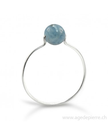 Aigue marine bague