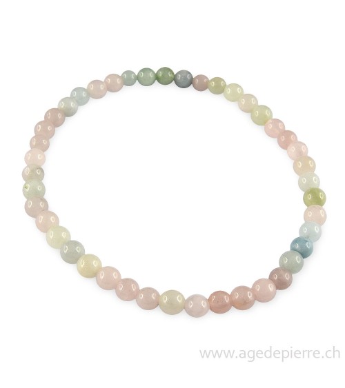 Béryls mélange bracelet avec perles de 4mm