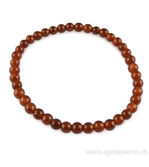 Bracelet en grenat hessonite