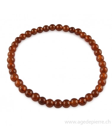 Bracelet en grenat hessonite
