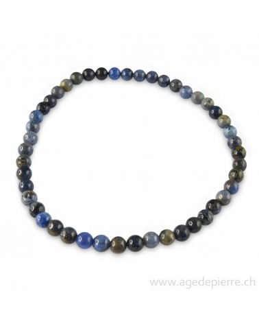 Dumortiérite bracelet avec perles de 4mm