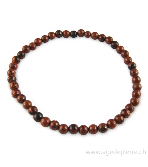 Obsidienne acajou bracelet
