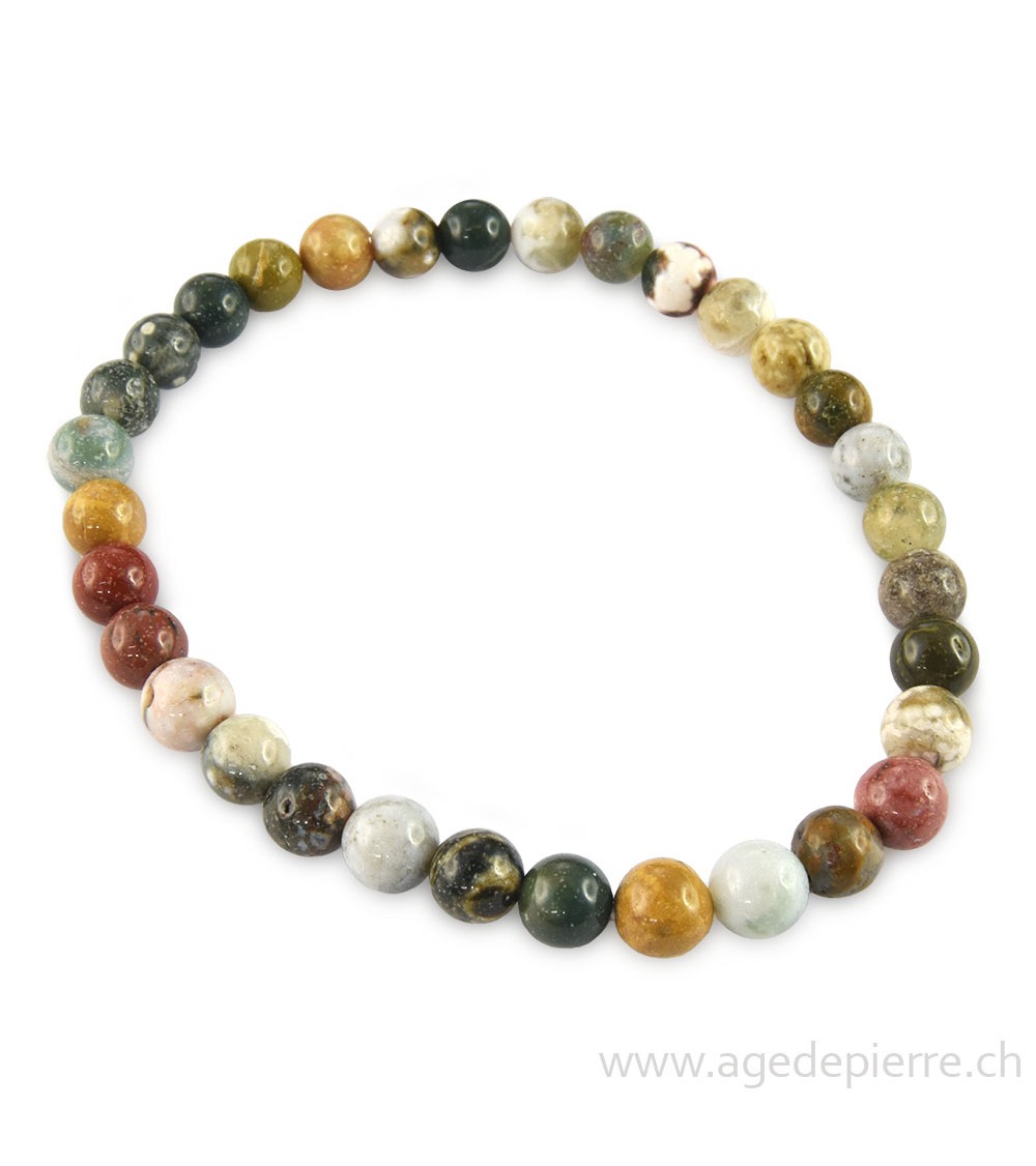 Jaspe orbiculaire bracelet