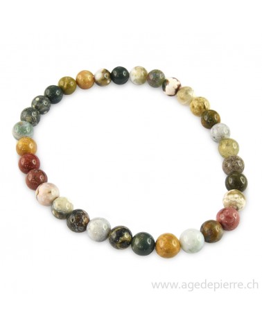 Jaspe orbiculaire bracelet