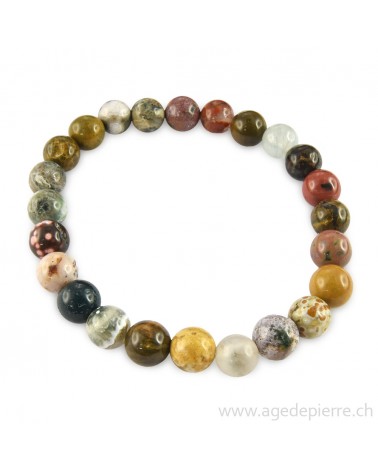Jaspe orbiculaire bracelet