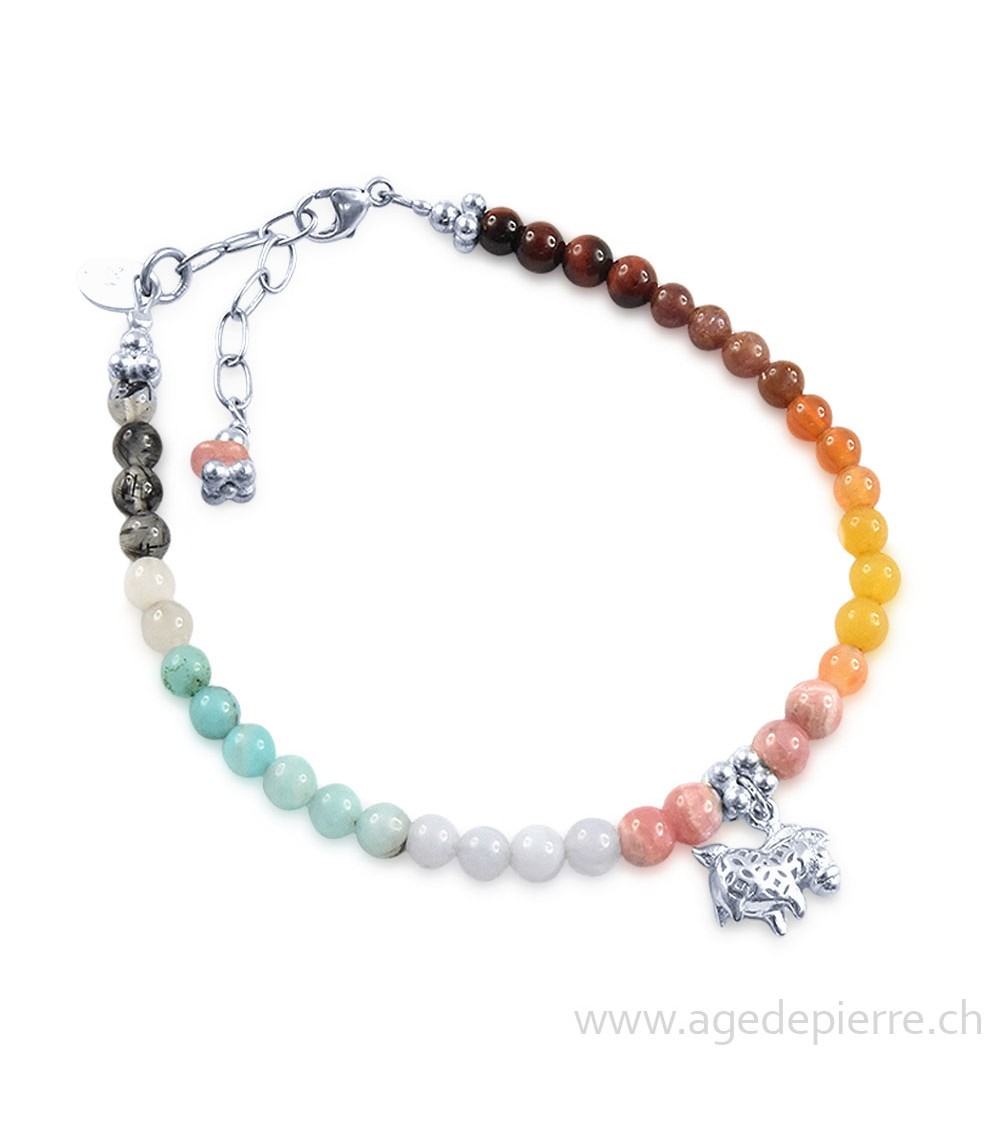 bracelet avec amazonite