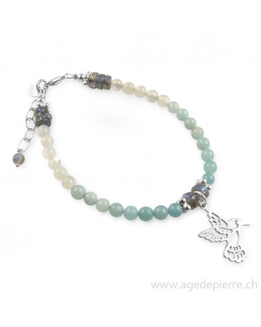 bracelet avec amazonite