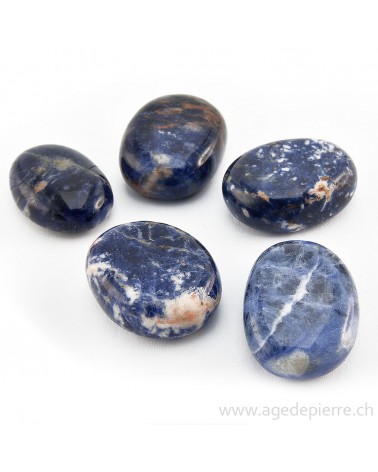 Sodalite galet l'âge de pierre Vevey