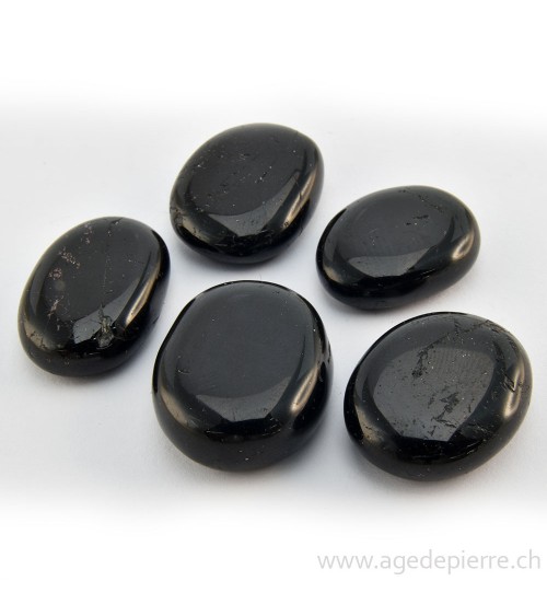 Tourmaline noire en galet plat