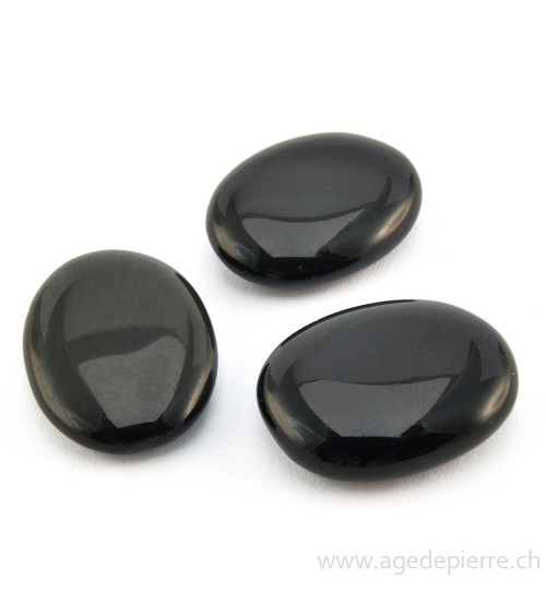 Obsidienne oeil céleste galet